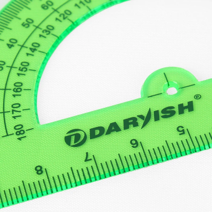 Транспортир 10см 180° ассорти Транспортир 10см 180° ассорти