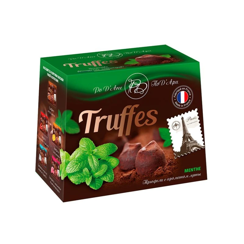 Конфеты ПоД"АрИ трюфели с мятой, 160г Конфеты ПоД"АрИ трюфели с мятой, 160г