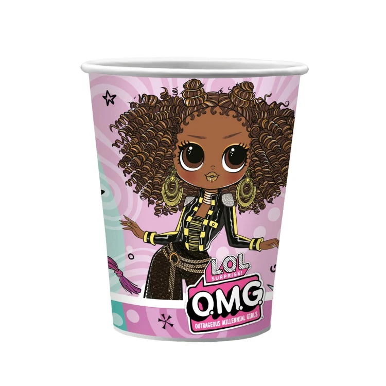 L.O.L. Surprise! Набор бумажных стаканов (OMG) 6 штук, 250 мл. L.O.L. Surprise! Набор бумажных стаканов (OMG) 6 штук, 250 мл.