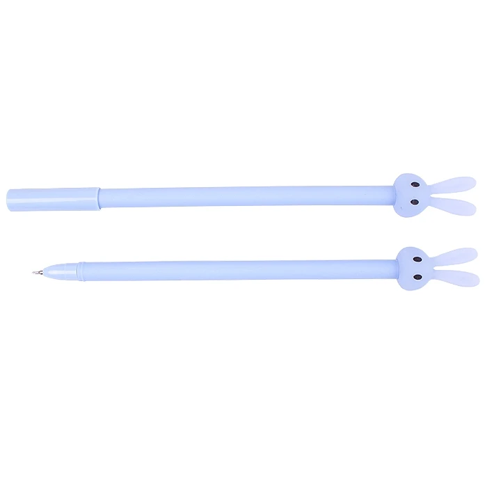 Ручка шариковая синяя на масляной основе "Darvish" "зайка"