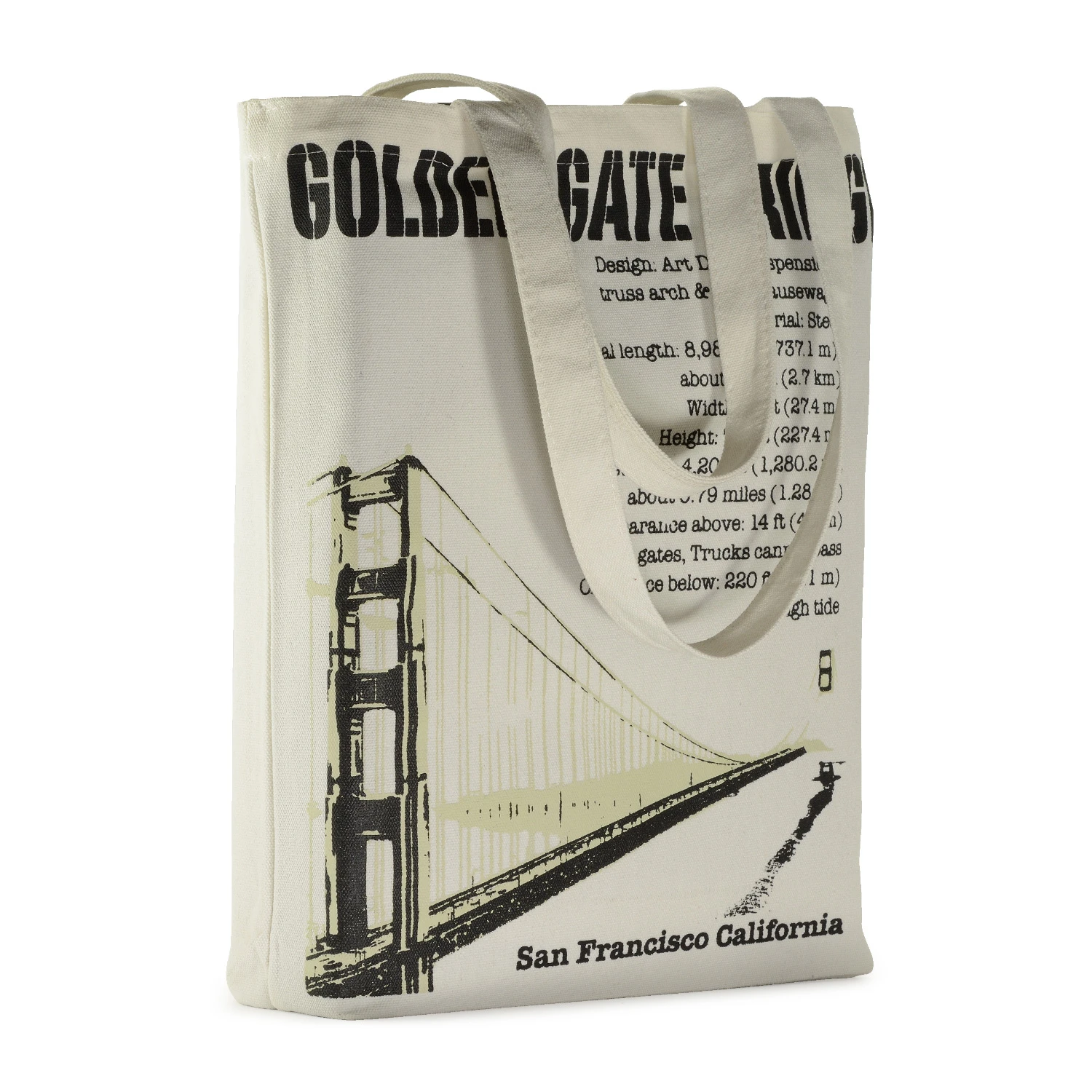 СУМКА-ШОППЕР WHITE "МОСТ" 34х36 см