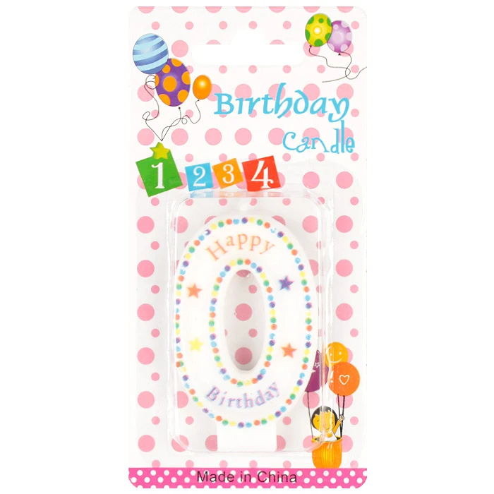 Свеча "Цифра 0"