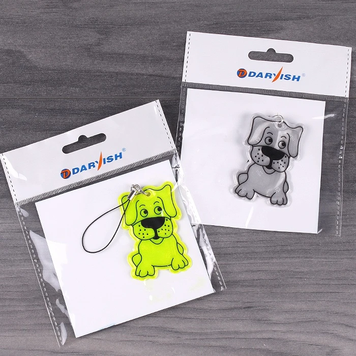 Светоотражающий брелок собака Светоотражающий брелок собака