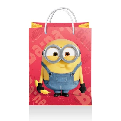 Minions 2. Пакет подарочный малый (желтый с красным), 180*223*100 мм (3D дизайн) Minions 2. Пакет подарочный малый (желтый с красным), 180*223*100 мм (3D дизайн)