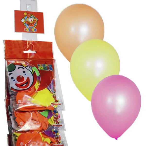 10"/25см Флуоресцентный ассорти 12шт 10"/25см Флуоресцентный ассорти 12шт