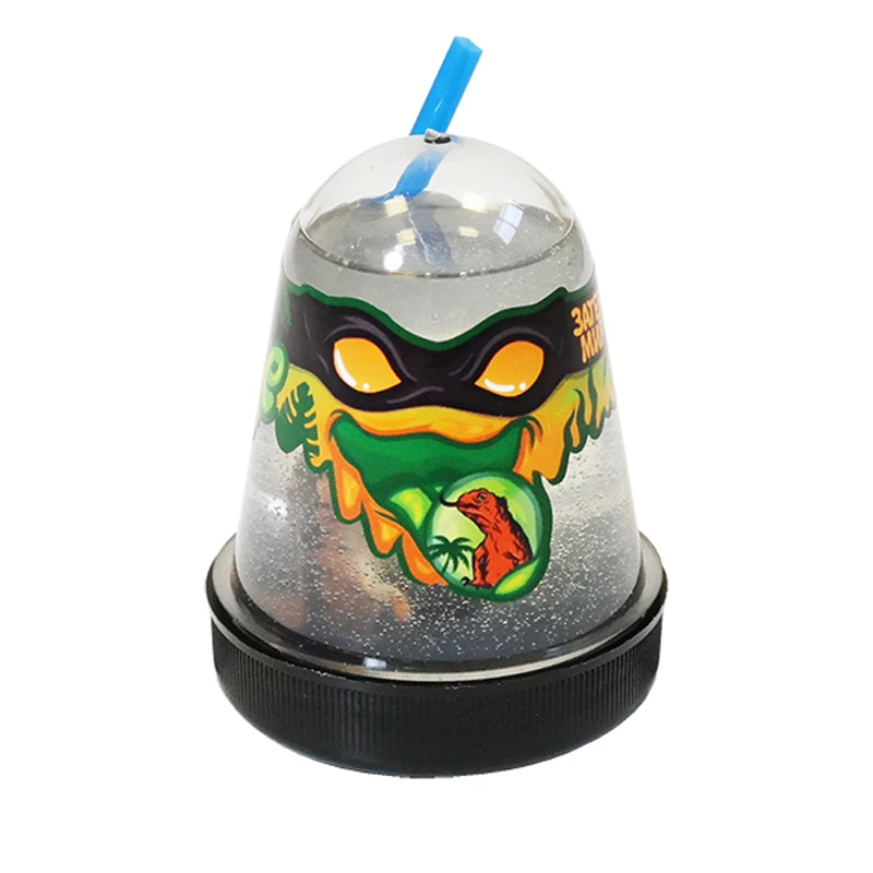 Слайм Slime "Ninja. Затерянный мир", с фигуркой ящерицы, прозрачный, Слайм Slime "Ninja. Затерянный мир", с фигуркой ящерицы, прозрачный,