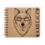 SKETCHBOOK BV,180х155 мм, 120 Л. КРАФТ 70 гр. НА ГРЕБНЕ (4 ВИДА)