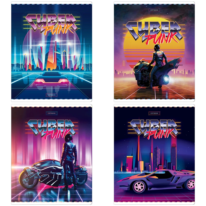 Тетрадь 48 листов, А5, клетка ArtSpace "Стиль. Cyberpunk" Тетрадь 48 листов, А5, клетка ArtSpace "Стиль. Cyberpunk"