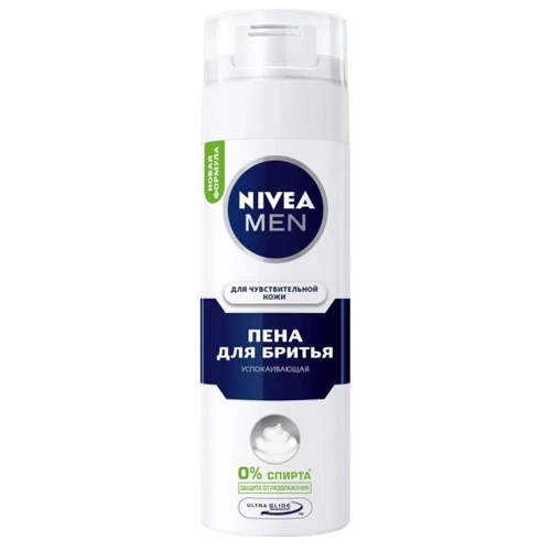Пена для бритья NIVEA Men, охлаждающая, 200 мл Пена для бритья NIVEA Men, охлаждающая, 200 мл