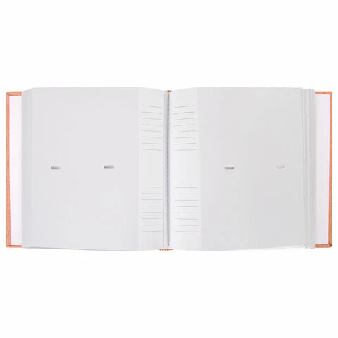 Фотоальбом BRAUBERG на 200 фото 10х15 см, ткань, персиковый, 391190