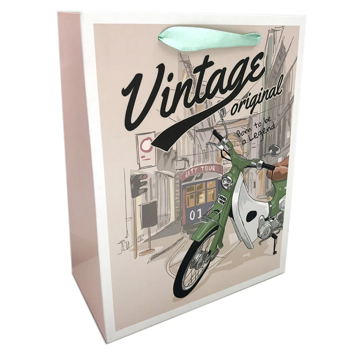 Подарочный пакет средний 17.8X22.9X9.8 см, ламинированный Подарочный пакет средний 17.8X22.9X9.8 см, ламинированный