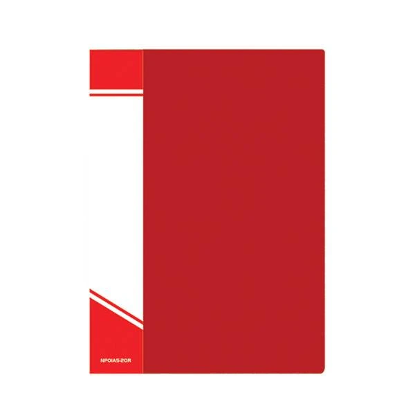 Папка с файлами inФОРМАТ 20 файлов А5 красный пластик карман: NP01A5-20R штр.: Папка с файлами inФОРМАТ 20 файлов А5 красный пластик карман: NP01A5-20R штр.: