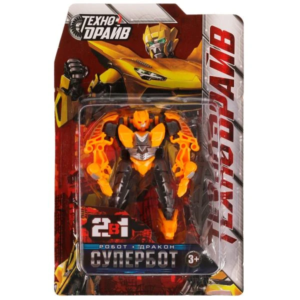 Робот супербот, трансформирующийся, блистер 24,5*16*5,5 ТЕХНОДРАЙВ