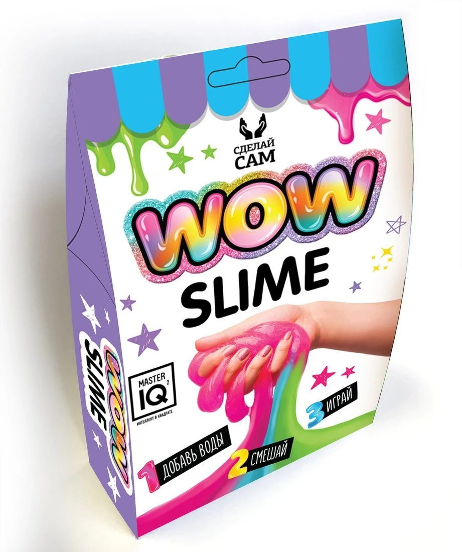 Набор для опытов WOW slime светлый Набор для опытов WOW slime светлый