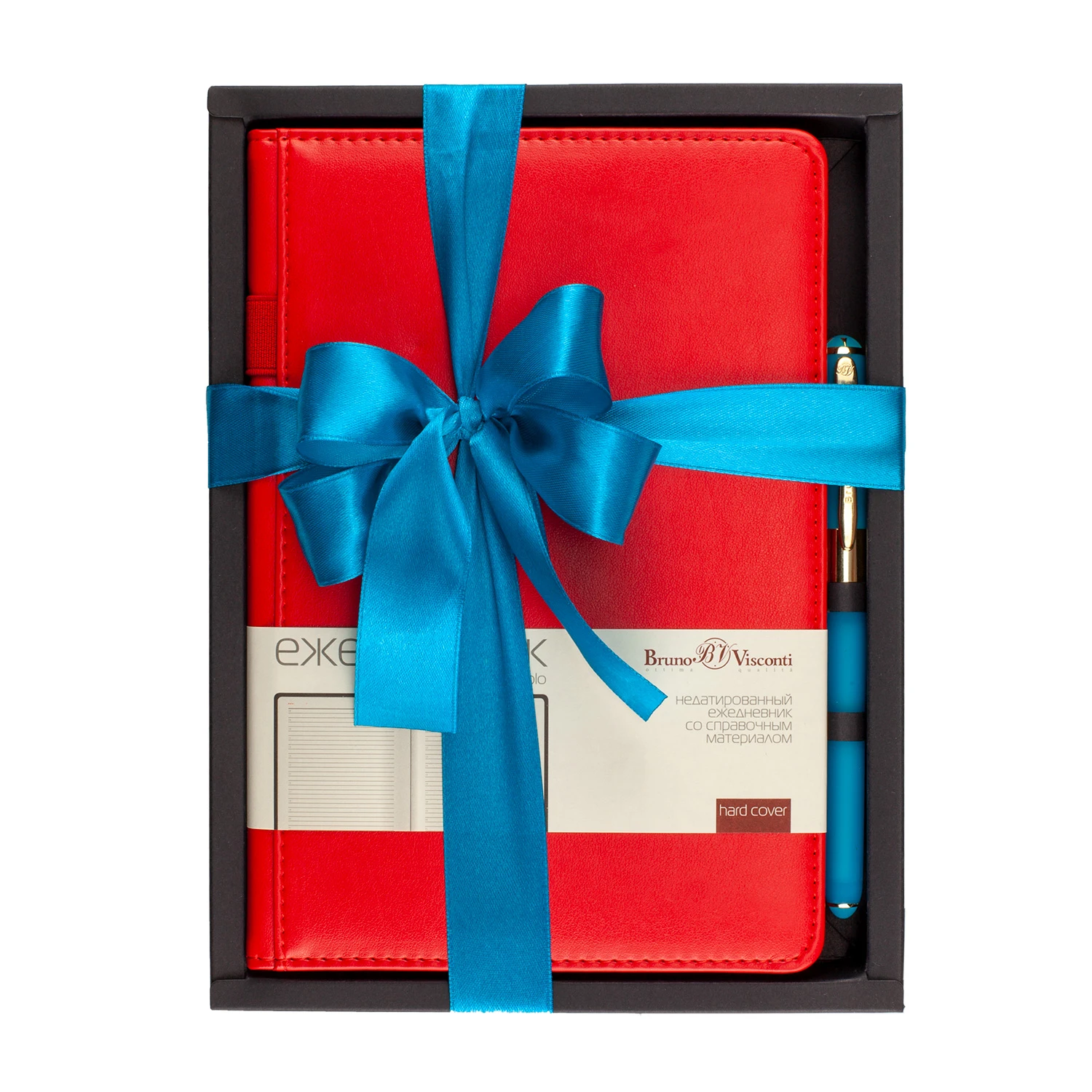 НАБОР ПОДАРОЧНЫЙ А5 "POLO" (КРАСНЫЙ ЕЖЕДНЕВНИК И РУЧКА)