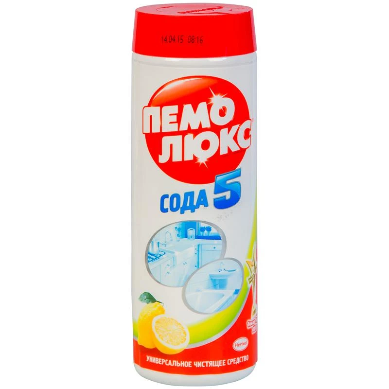 Средство чистящее ПЕМОЛЮКС порошок, 480гр, Лимон: 1891732 штр.:  9000100453448
