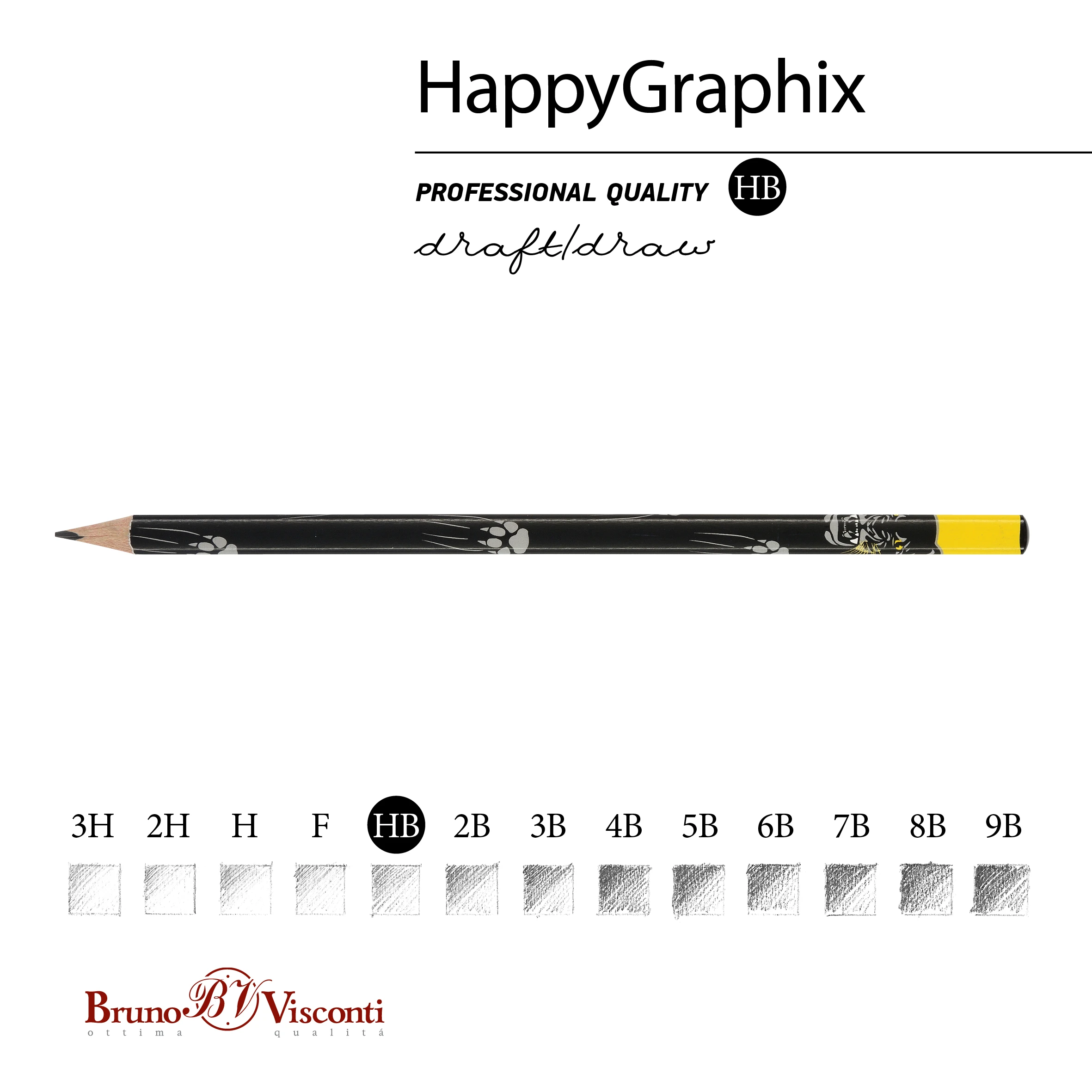 КАРАНДАШ ЧЕРНОГРАФИТОВЫЙ "HappyGraphix. Взгляд зверя. Пантера" НВ КАРАНДАШ ЧЕРНОГРАФИТОВЫЙ "HappyGraphix. Взгляд зверя. Пантера" НВ