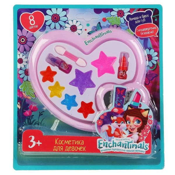 Косметика ДЛЯ ДЕВОЧЕК ЭНЧАНТИМАЛС блески для губ, помады, блистер МИЛАЯ ЛЕДИ