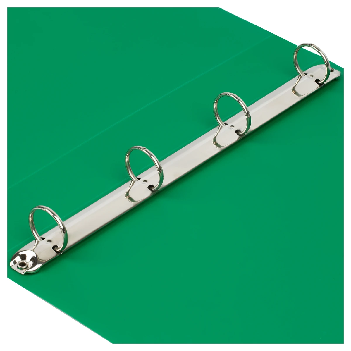 Папка на 4 кольцах СТАММ А4, 40мм, 500мкм, пластик, зеленая Папка на 4 кольцах СТАММ А4, 40мм, 500мкм, пластик, зеленая