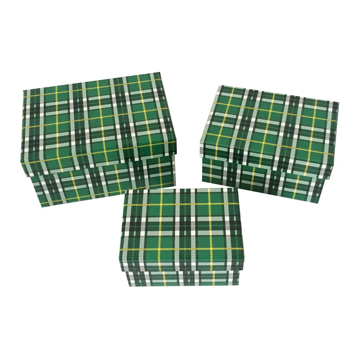 Коробка карт. набор из 3х шт. прямоуг. (11,2*8*5,8 - 15,7*11,2*8,2) Зеленая Коробка карт. набор из 3х шт. прямоуг. (11,2*8*5,8 - 15,7*11,2*8,2) Зеленая