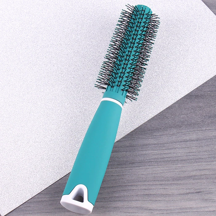 Расческа-брашинг d-4см пластиковая бирюзовая Расческа-брашинг d-4см пластиковая бирюзовая