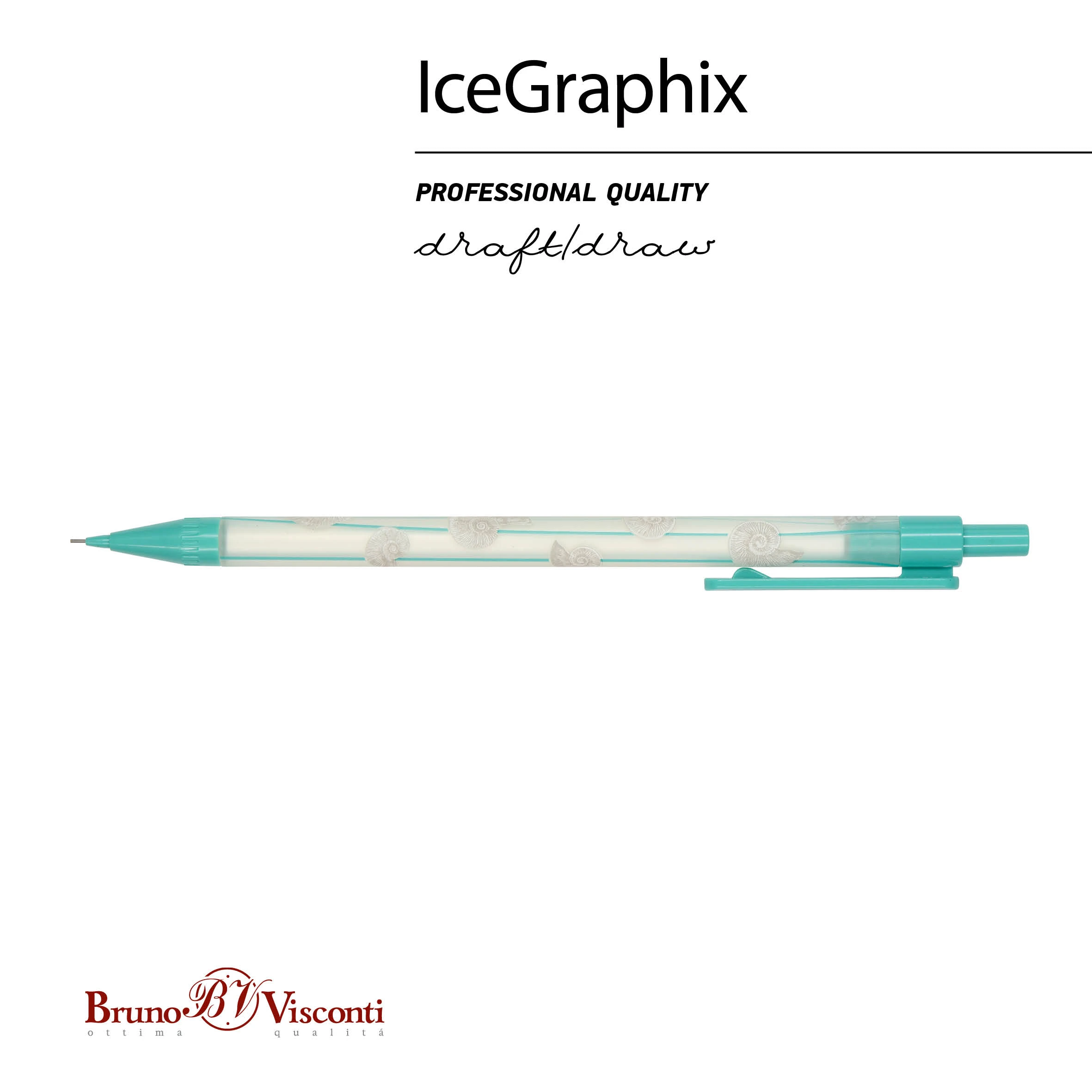 КАРАНДАШ МЕХАНИЧЕСКИЙ "IceGraphix. Морская" 0,5 ММ КАРАНДАШ МЕХАНИЧЕСКИЙ "IceGraphix. Морская" 0,5 ММ