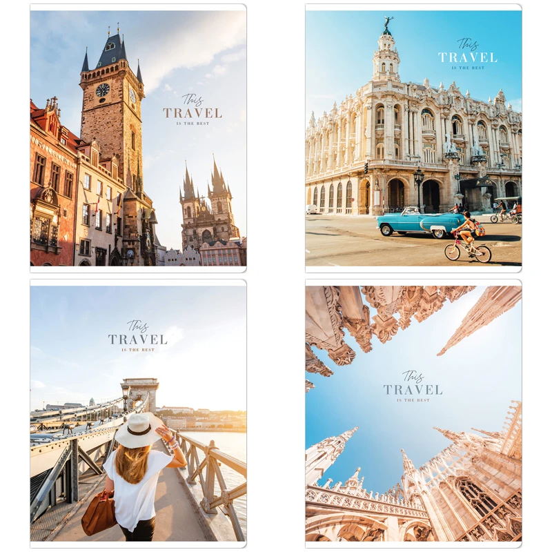 Тетрадь 48л., А5, клетка ArtSpace "Путешествия. Best trip"