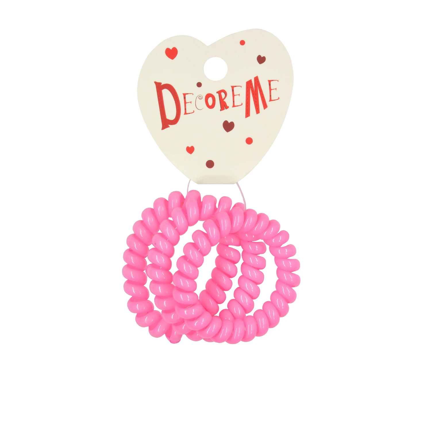 РЕЗИНКА ДЛЯ ВОЛОС СПИРАЛЬНАЯ ЦВЕТНАЯ 3 ШТ