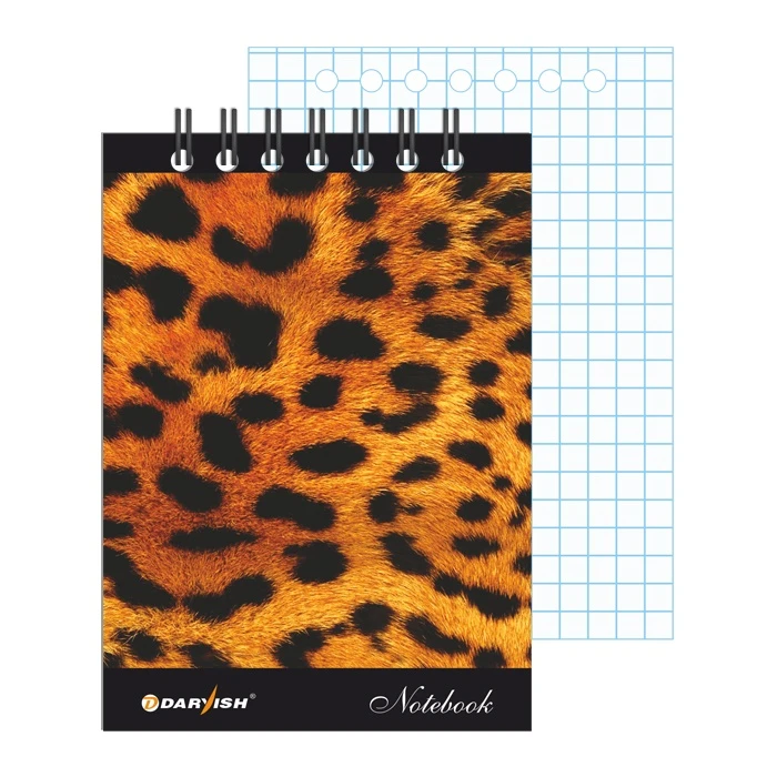 Блокнот 7*10см 60л "Мех" на гребне плотность 55гр/м2