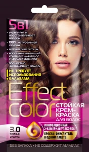 Арт.4912 ФИТО К Крем-краска для волос Effect Color тон Тёмный Каштан 50мл (саше) Арт.4912 ФИТО К Крем-краска для волос Effect Color тон Тёмный Каштан 50мл (саше)