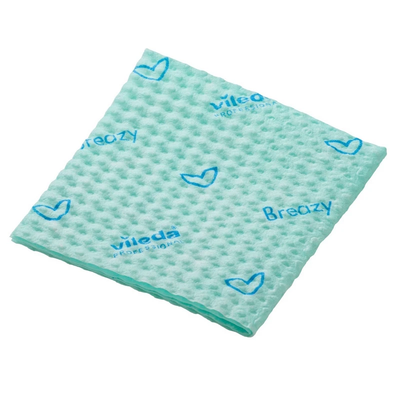 Салфетки хозяйственные Vileda Бризи 35,5x35см зеленые 25шт/уп 161619 Салфетки хозяйственные Vileda Бризи 35,5x35см зеленые 25шт/уп 161619