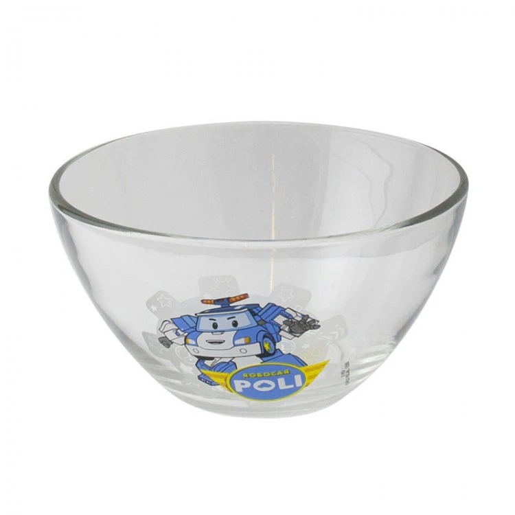 Салатник "Робокар Поли" Поли, матовый, 12,5 см, стекло Салатник "Робокар Поли" Поли, матовый, 12,5 см, стекло