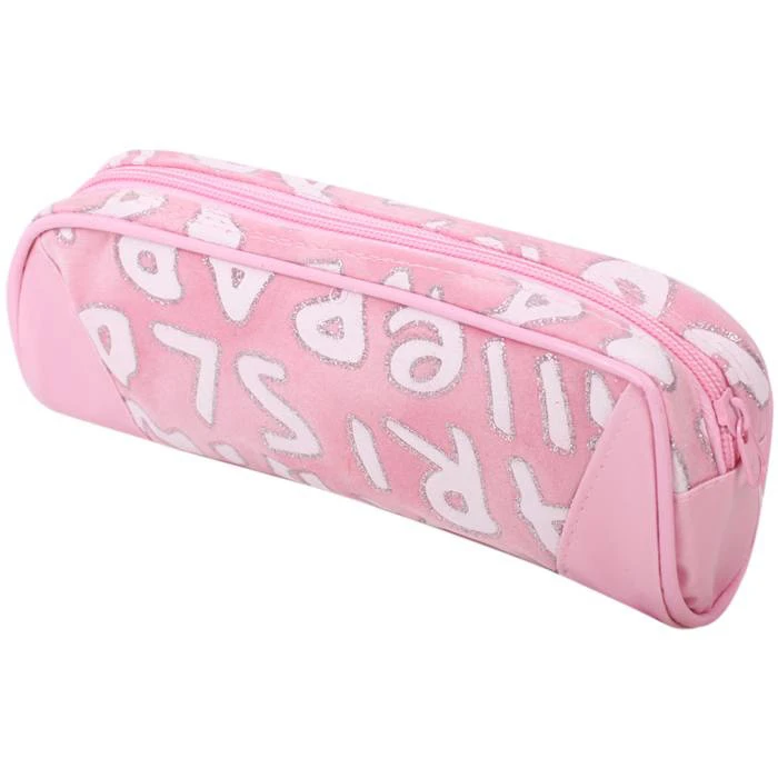 Пенал мягкий тубус "Darvish" ассорти бархат + уголки к/з