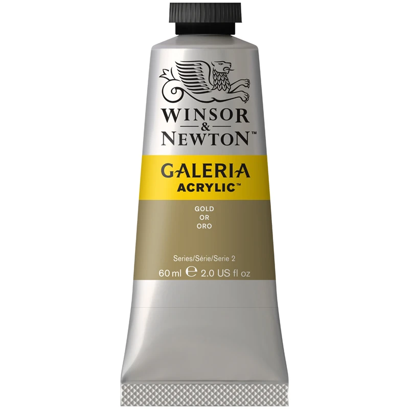 Краски акриловые Winsor&Newton "Galeria", 60 мл, туба, золотой Краски акриловые Winsor&Newton "Galeria", 60 мл, туба, золотой