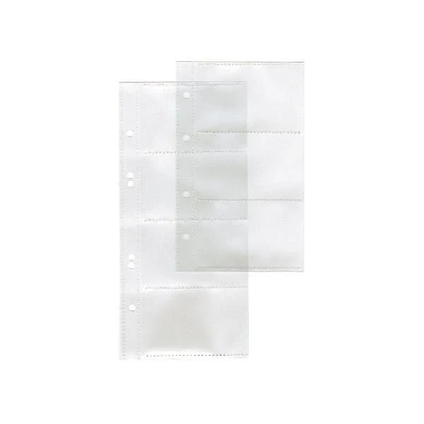 Лист-вкладыш для визитницы 4 карт. РЕГИСТР прозр. вертик.: VL-4/000T штр.: Лист-вкладыш для визитницы 4 карт. РЕГИСТР прозр. вертик.: VL-4/000T штр.: