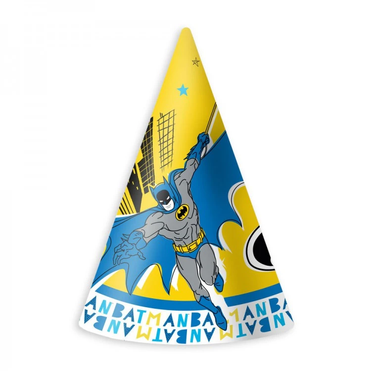 Batman. Набор колпачков, желтый, 6 штук Batman. Набор колпачков, желтый, 6 штук