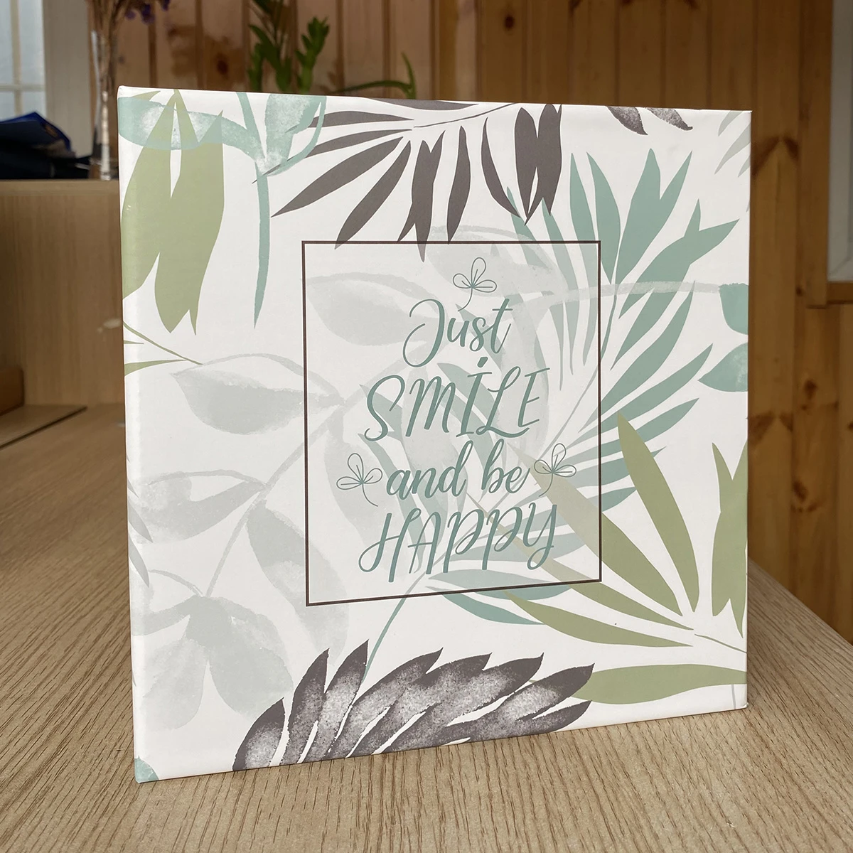 Фотоальбом 200ф 10X15cм, бум.карм. с мемо, клеевой переплет