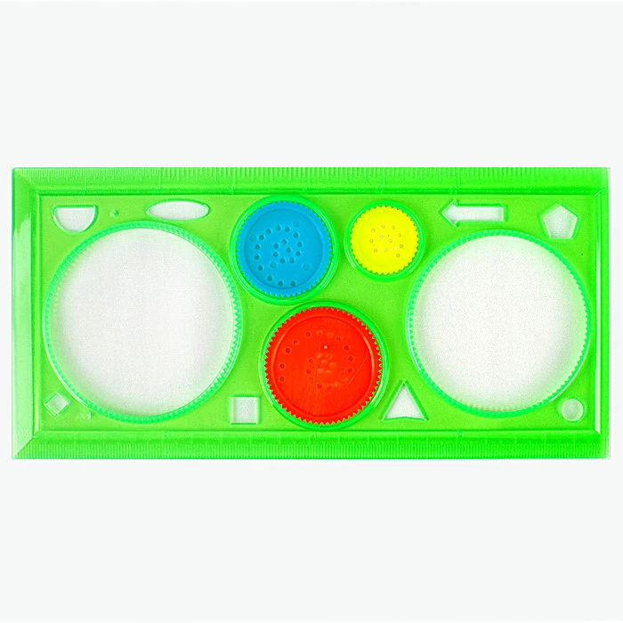 Линейка-спирограф 20см Линейка-спирограф 20см