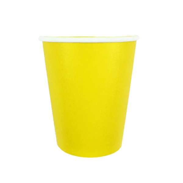 Стаканы бумажные Yellow 250 мл 6 шт