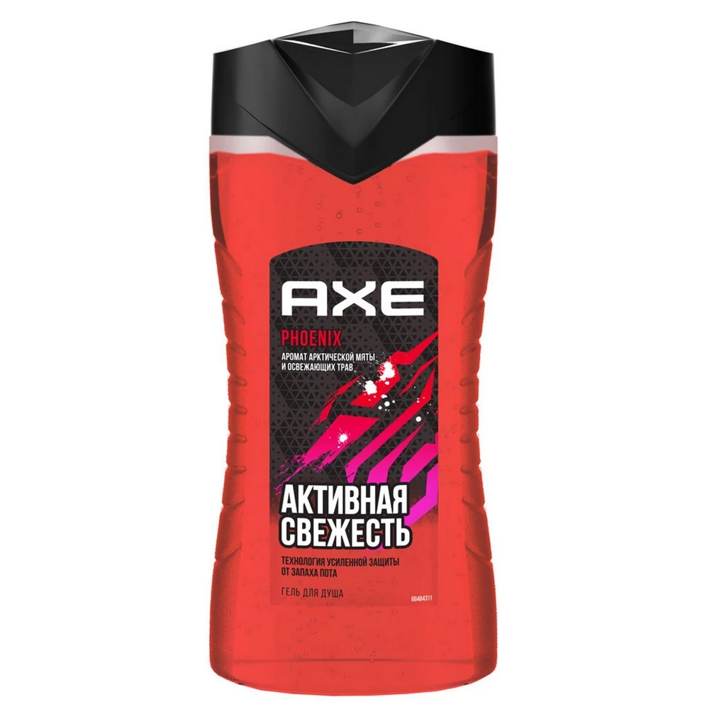 Axe гель для душа Мужской 250мл. Феникс