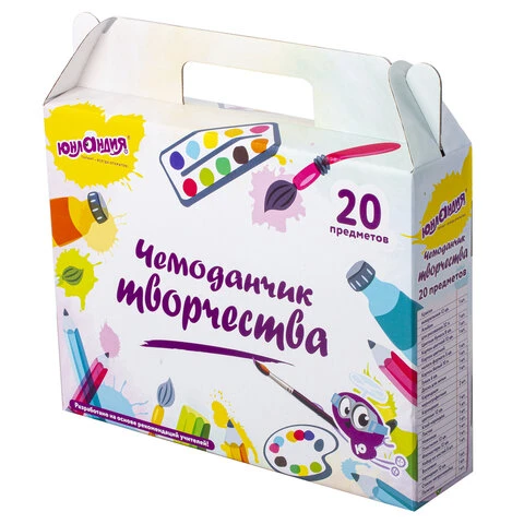 Набор для творчества в подарочной коробке ЮНЛАНДИЯ "ЧЕМОДАНЧИК Набор для творчества в подарочной коробке ЮНЛАНДИЯ "ЧЕМОДАНЧИК