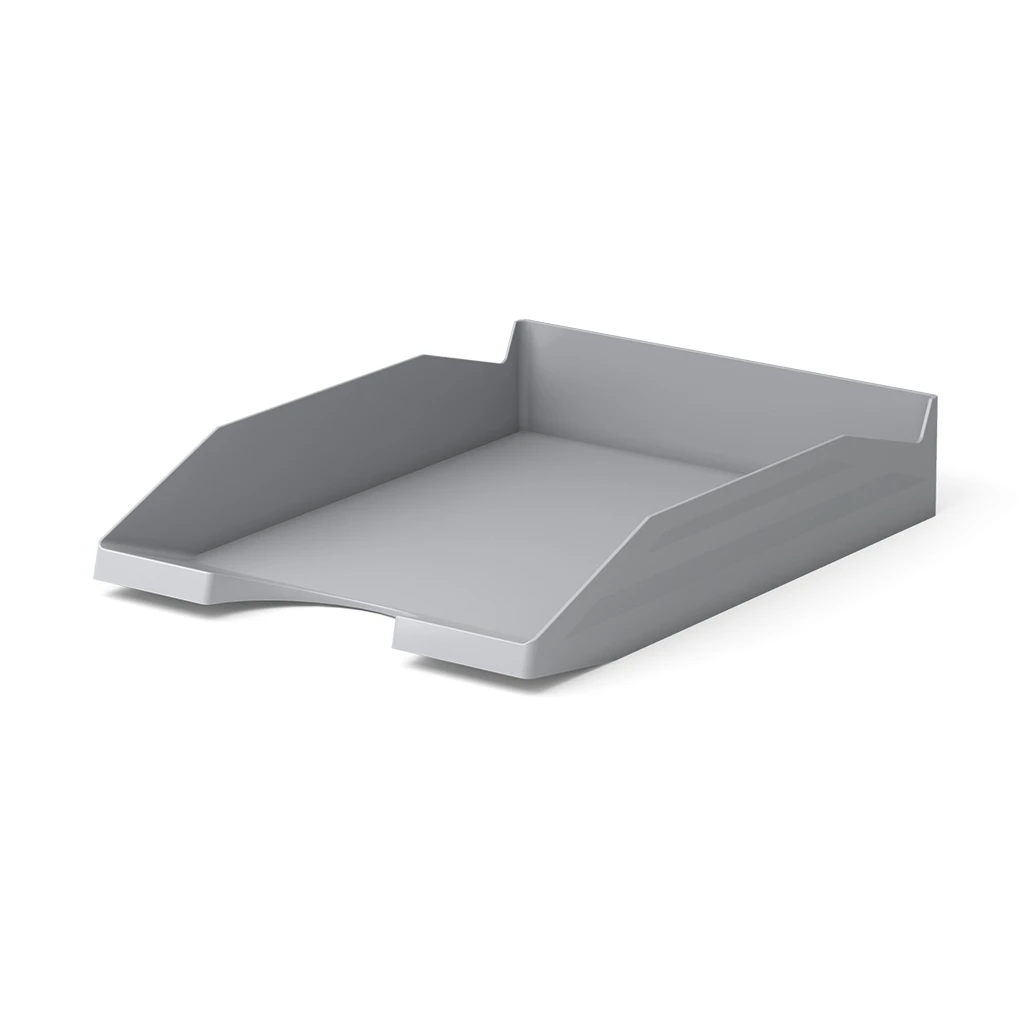 Лоток пластиковый для бумаг Erich Krause Office, серый