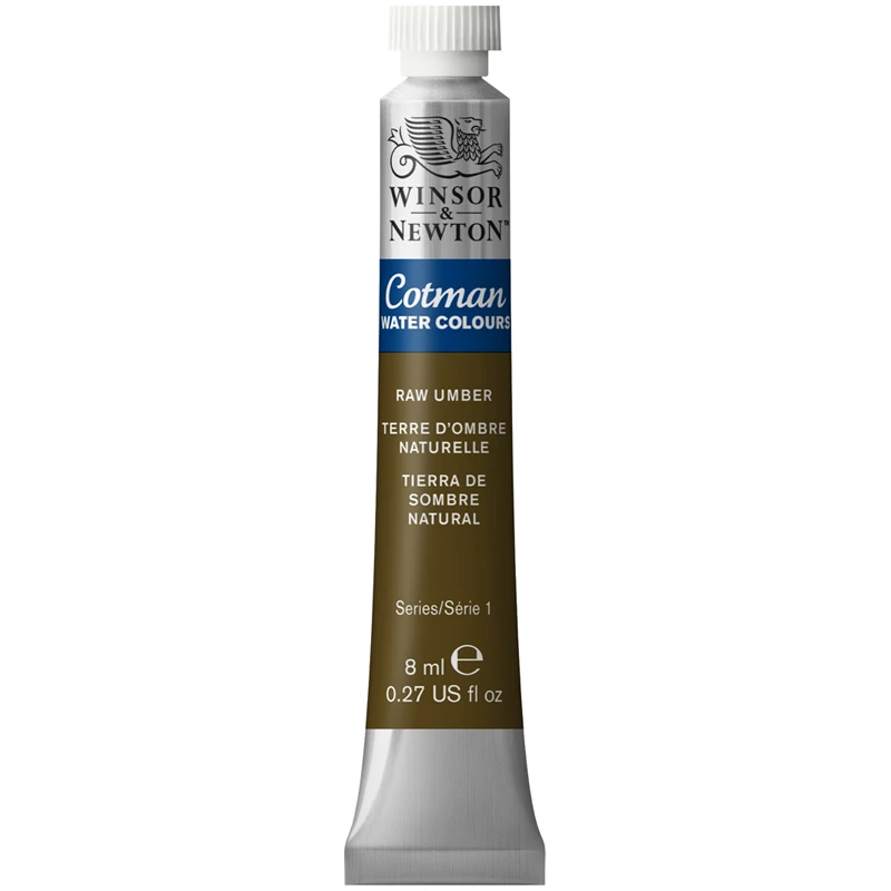 Акварель Winsor&Newton "Cotman", 8мл, туба, натуральная умбра