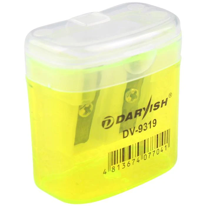 Точилка пластиковая "Darvish" 2 отдел. с контейнером (прямоугольная) Точилка пластиковая "Darvish" 2 отдел. с контейнером (прямоугольная)