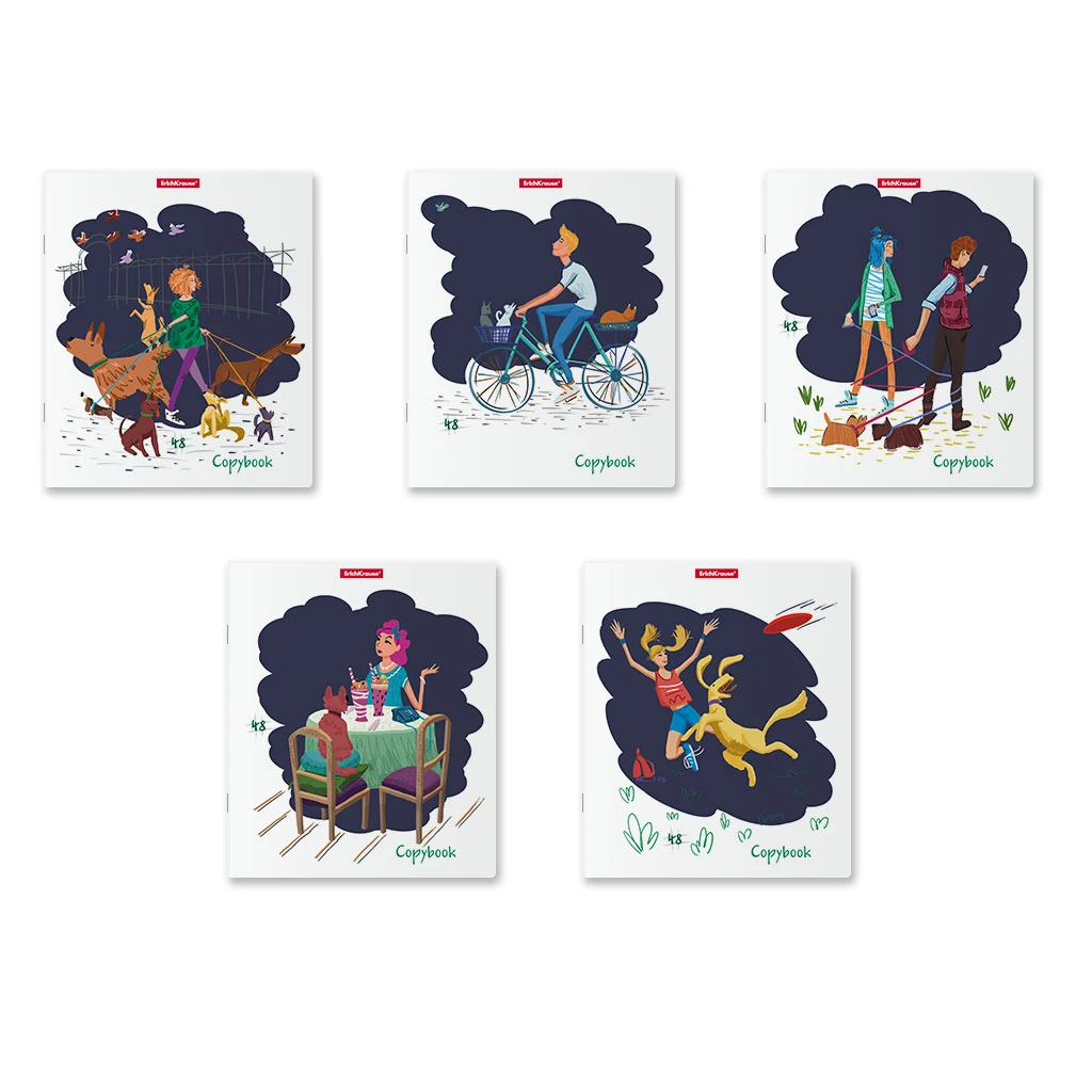 Тетрадь общая ученическая ErichKrause® Urban Romance, 48 листов, клетка, матовая Тетрадь общая ученическая ErichKrause® Urban Romance, 48 листов, клетка, матовая