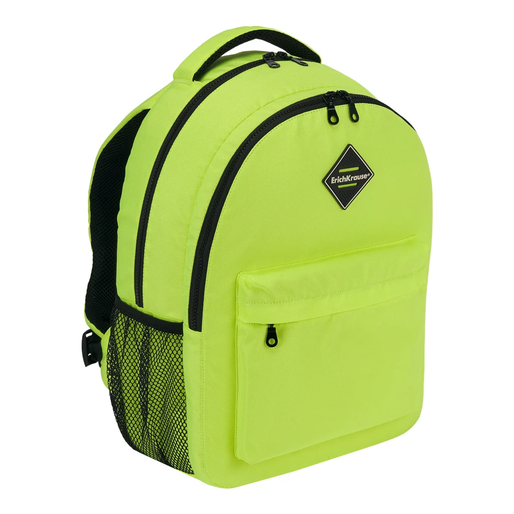 Ученический рюкзак Erich Krause EasyLine с двумя отделениями 20L Neon Yellow Ученический рюкзак Erich Krause EasyLine с двумя отделениями 20L Neon Yellow