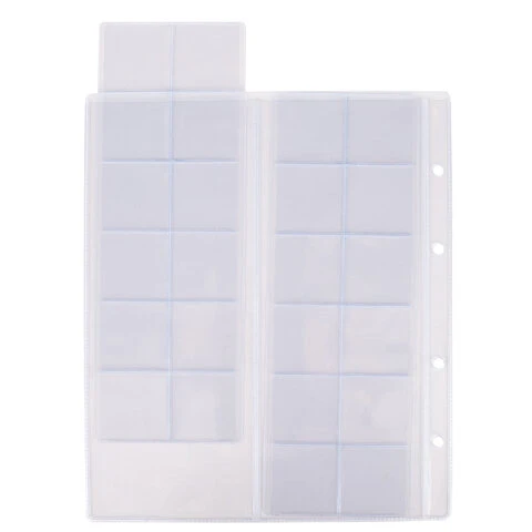 Листы-вкладыши нумизматика на 202 монеты (диаметр до 38 мм), НАБОР 5 шт.,