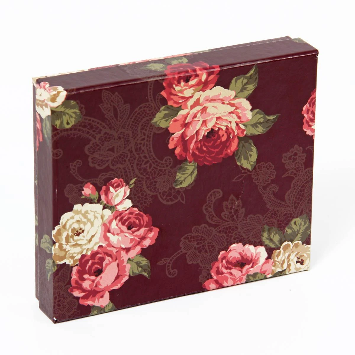 Коробка карт. 17 набор из 4 прямоуг. (12.5х10.5х2.5см) Цветочный принт Коробка карт. 17 набор из 4 прямоуг. (12.5х10.5х2.5см) Цветочный принт
