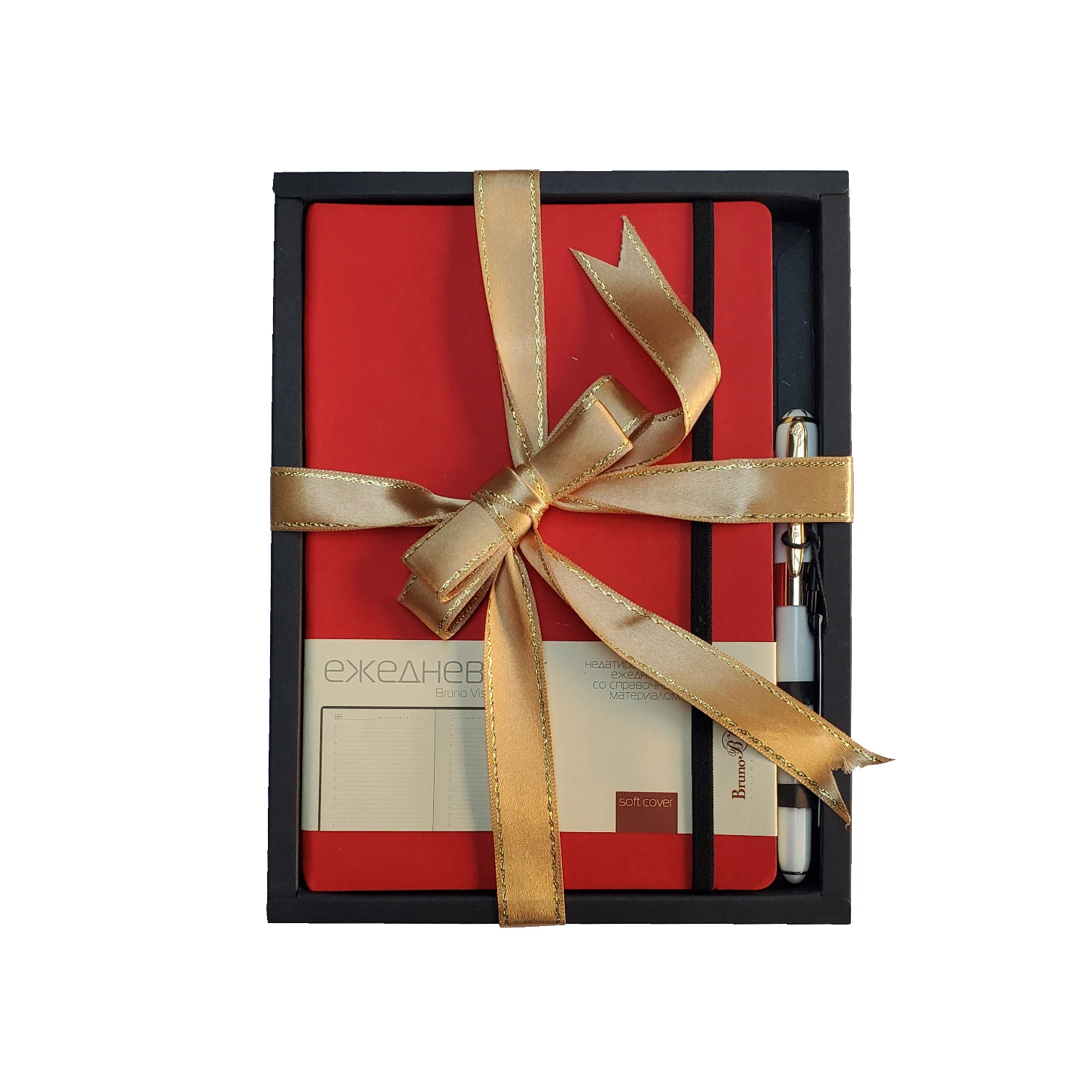 НАБОР ПОДАРОЧНЫЙ А5 "ZENITH" (КРАСНЫЙ ЕЖЕДНЕВНИК И РУЧКА)