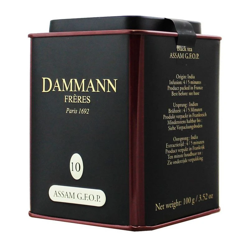 Чай Dammann Assam GFOP листовой черн., 100г ж/б Чай Dammann Assam GFOP листовой черн., 100г ж/б